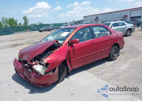 2004 Toyota Corolla Le из США, поврежденный, VIN 2T1BR32E94C302651